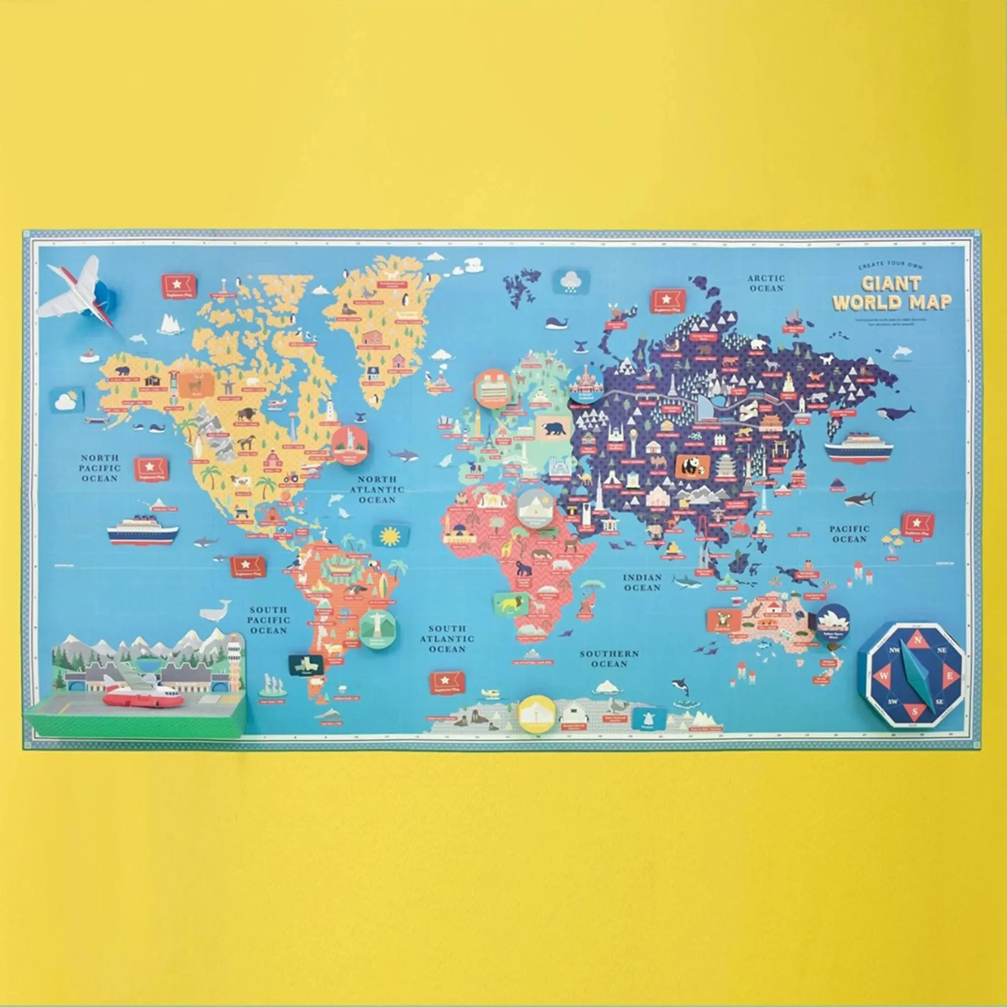 Create you own Giant World Map