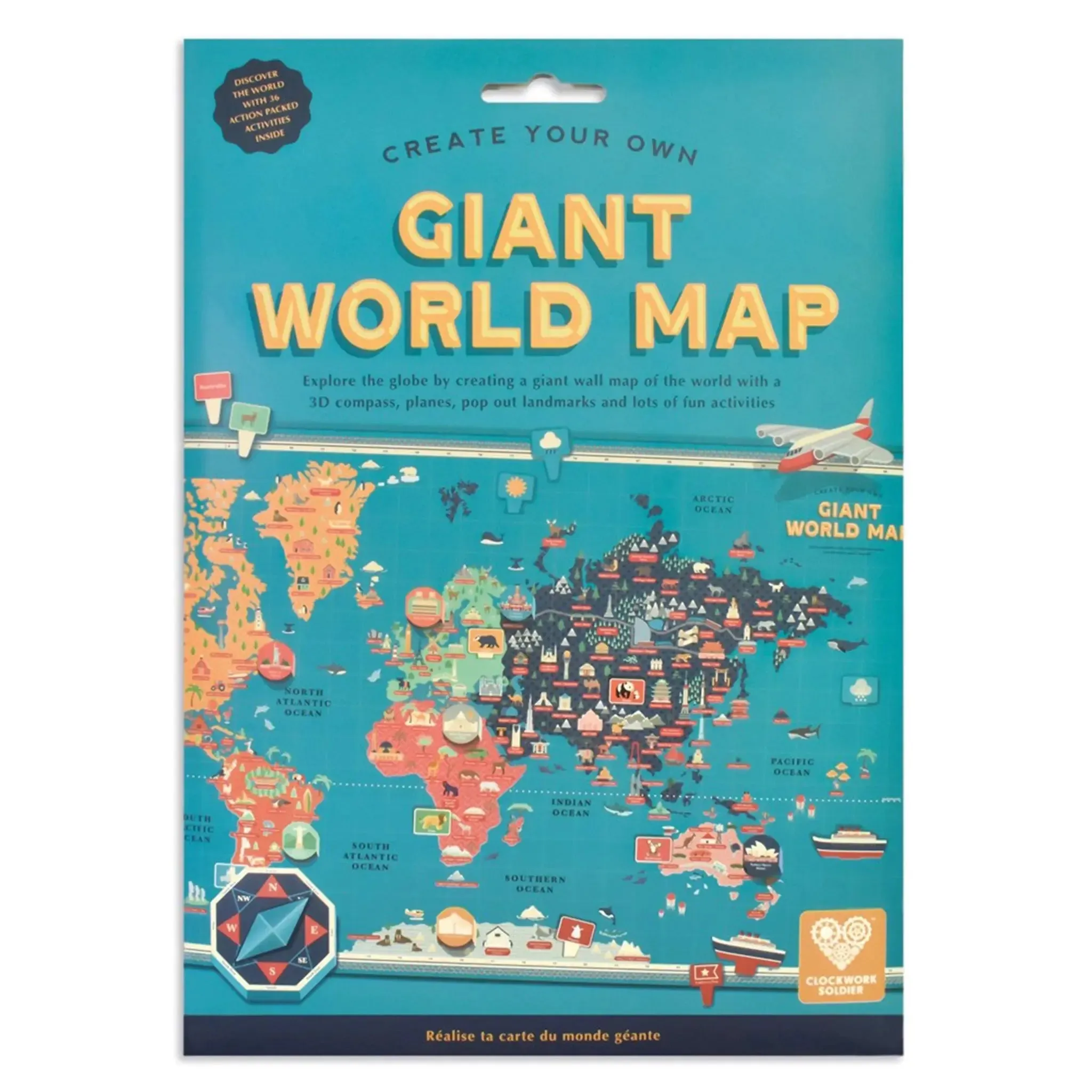 Create you own Giant World Map