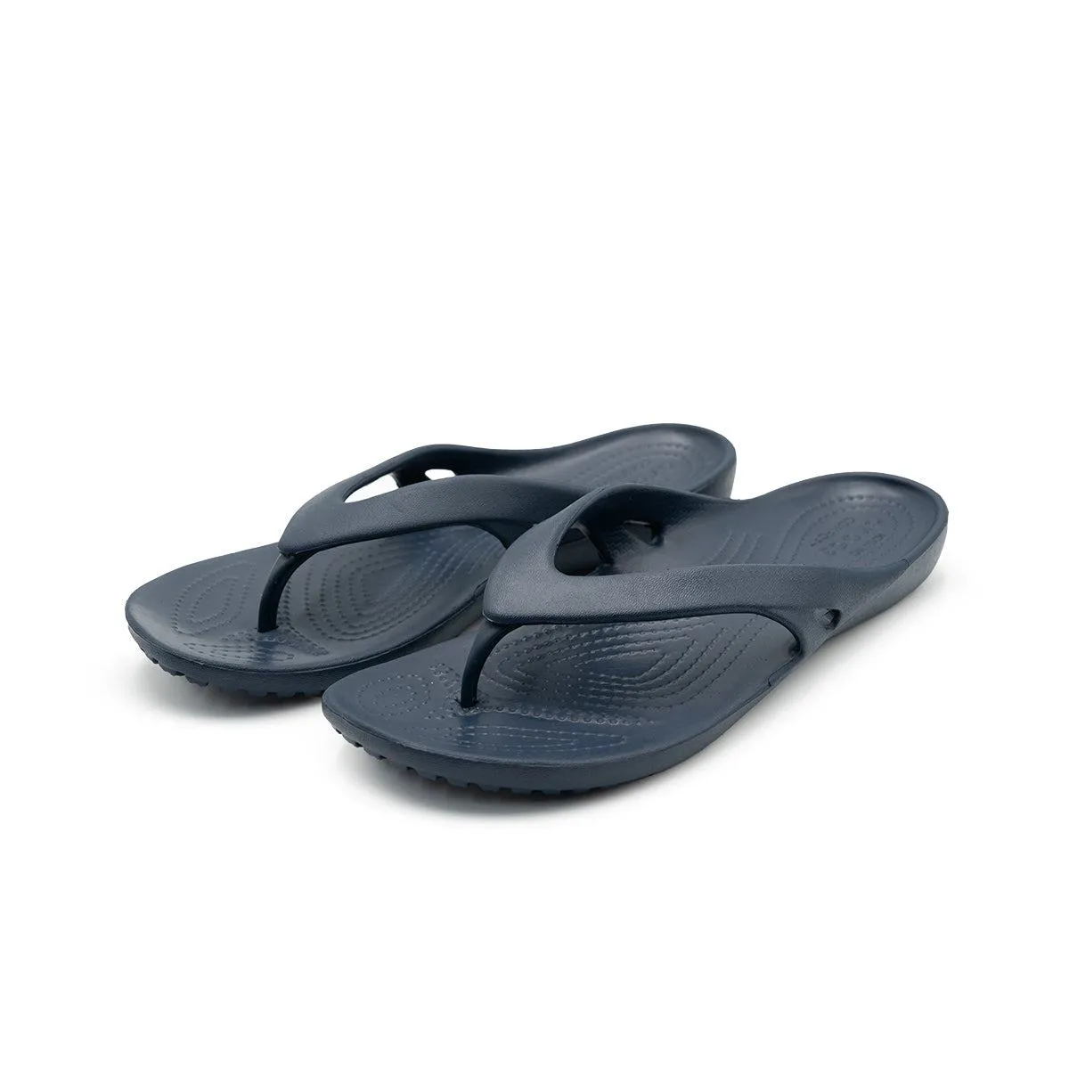 Crocs Kadee Flop Sandals Flip Flops Rubber Blue Colour For Women