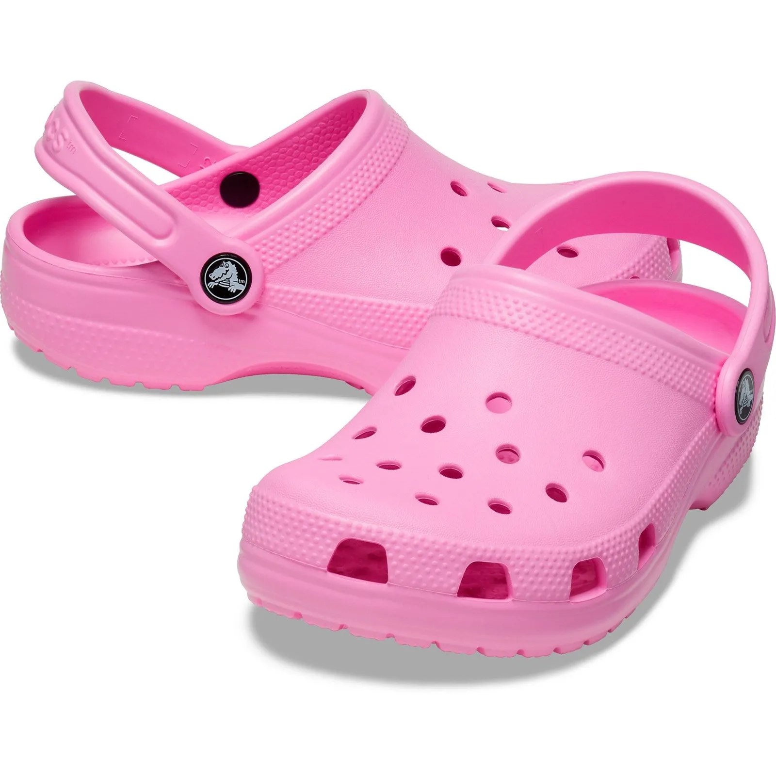 Crocs Kids Classic Clog Girls Taffy Pink Clog Shoe