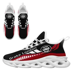 Custom Black Red Atlanta Maxsoul Shoes Personalized Sneaker FN003-D020325-3