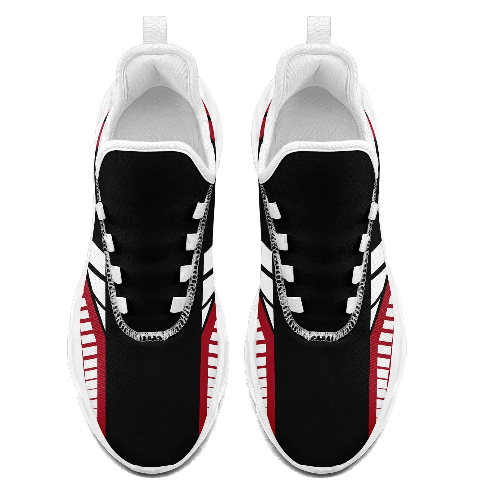 Custom Black Red Atlanta Maxsoul Shoes Personalized Sneaker FN003-D020325-3