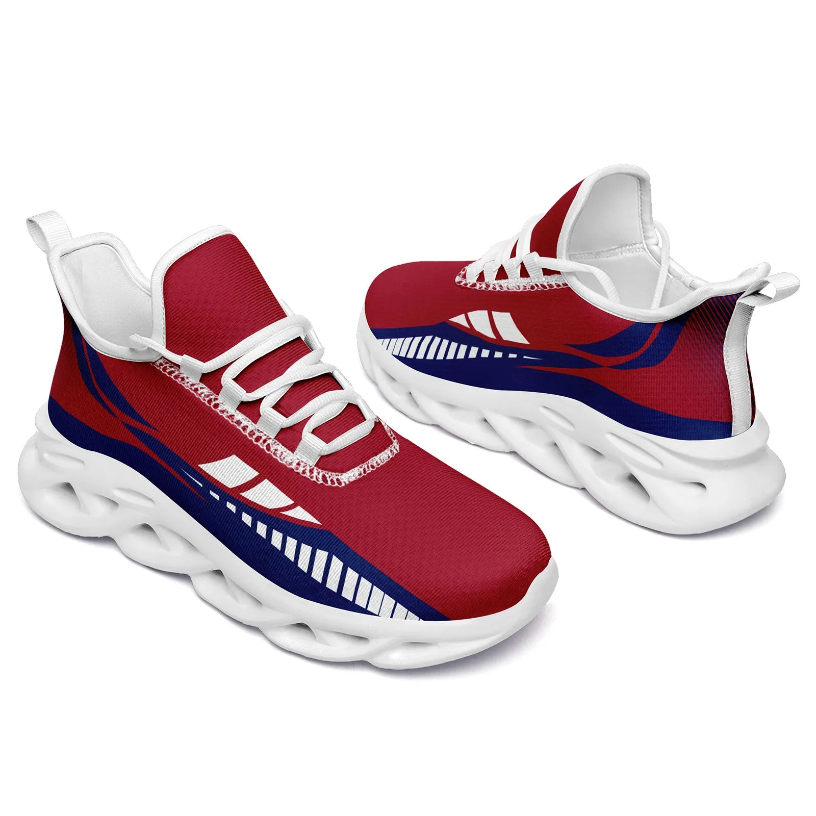 Custom Red Blue New York Maxsoul Shoes Personalized Sneaker FN003-D020325-21