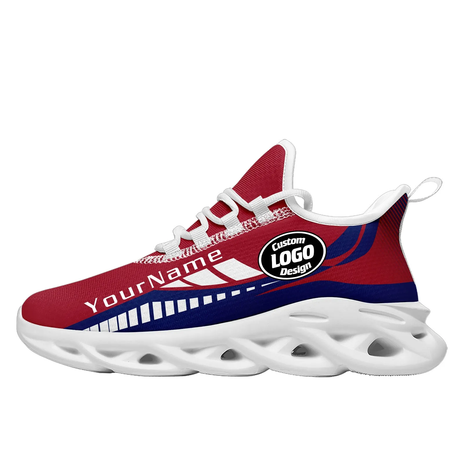 Custom Red Blue New York Maxsoul Shoes Personalized Sneaker FN003-D020325-21