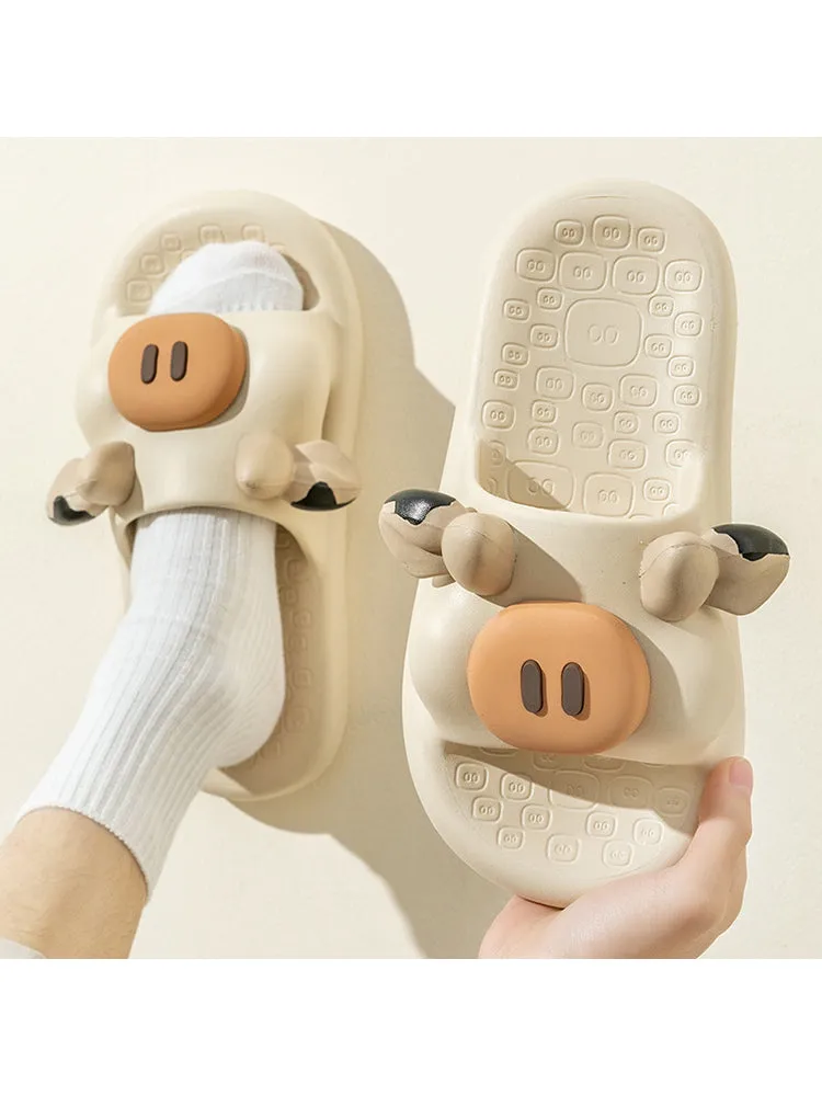 Cute Piggy Homewear Anti-Slip EVA Women'S Slipper