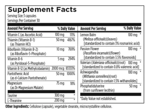 Designs for Health CatecholaCalm™