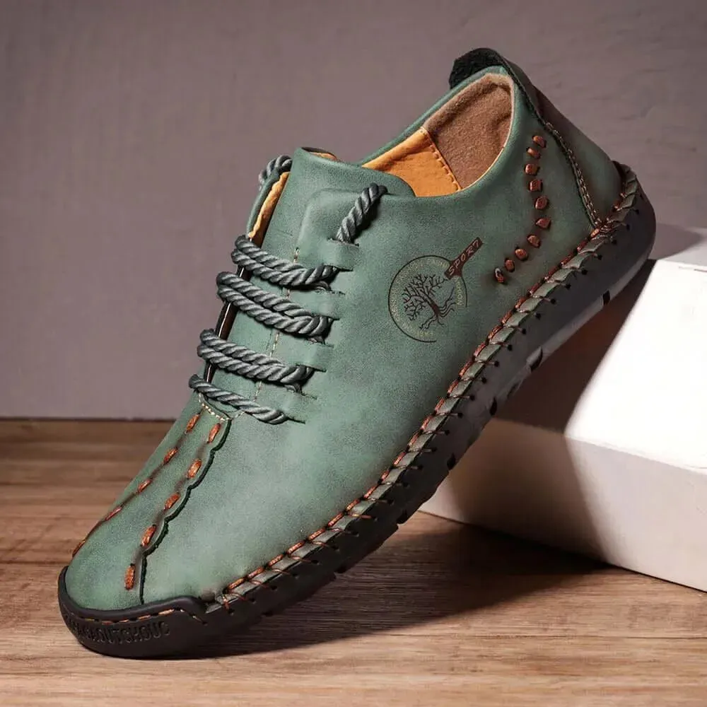 Edoardo Lace-Up Leather Shoes