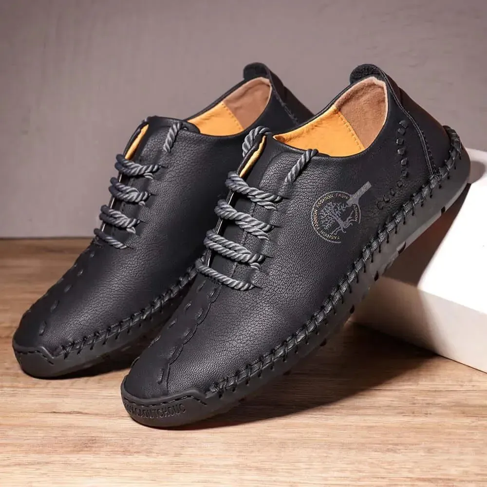 Edoardo Lace-Up Leather Shoes