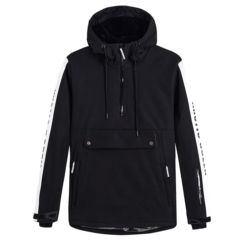 Elegant Warm Snow Anorak Jacket Outdoor Sports Pullover