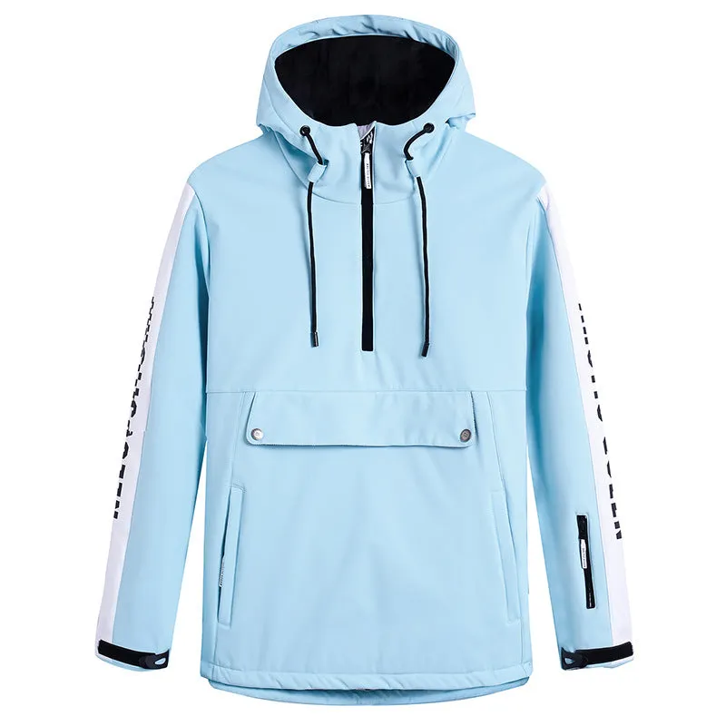 Elegant Warm Snow Anorak Jacket Outdoor Sports Pullover