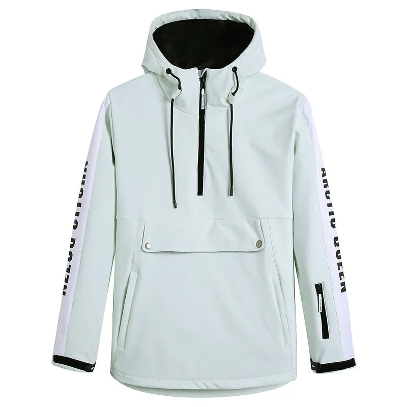 Elegant Warm Snow Anorak Jacket Outdoor Sports Pullover