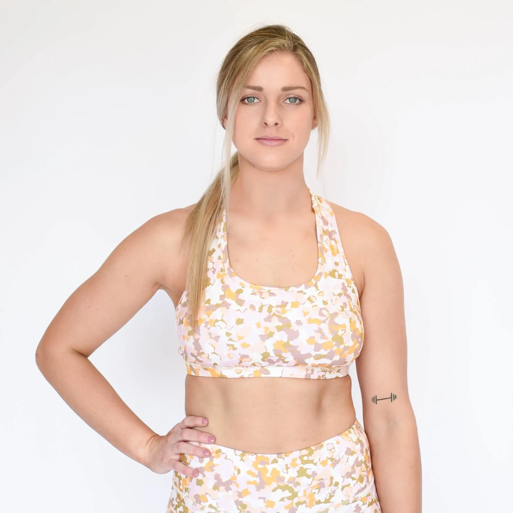 FLEO Nora Sports Bra - Delicate Camo