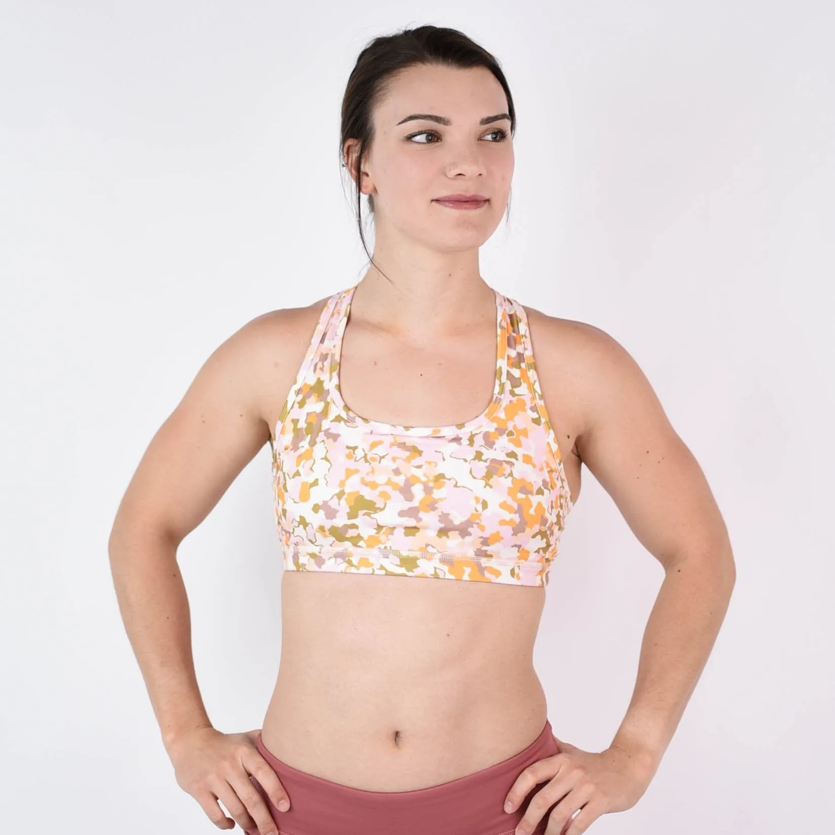 FLEO Nora Sports Bra - Delicate Camo