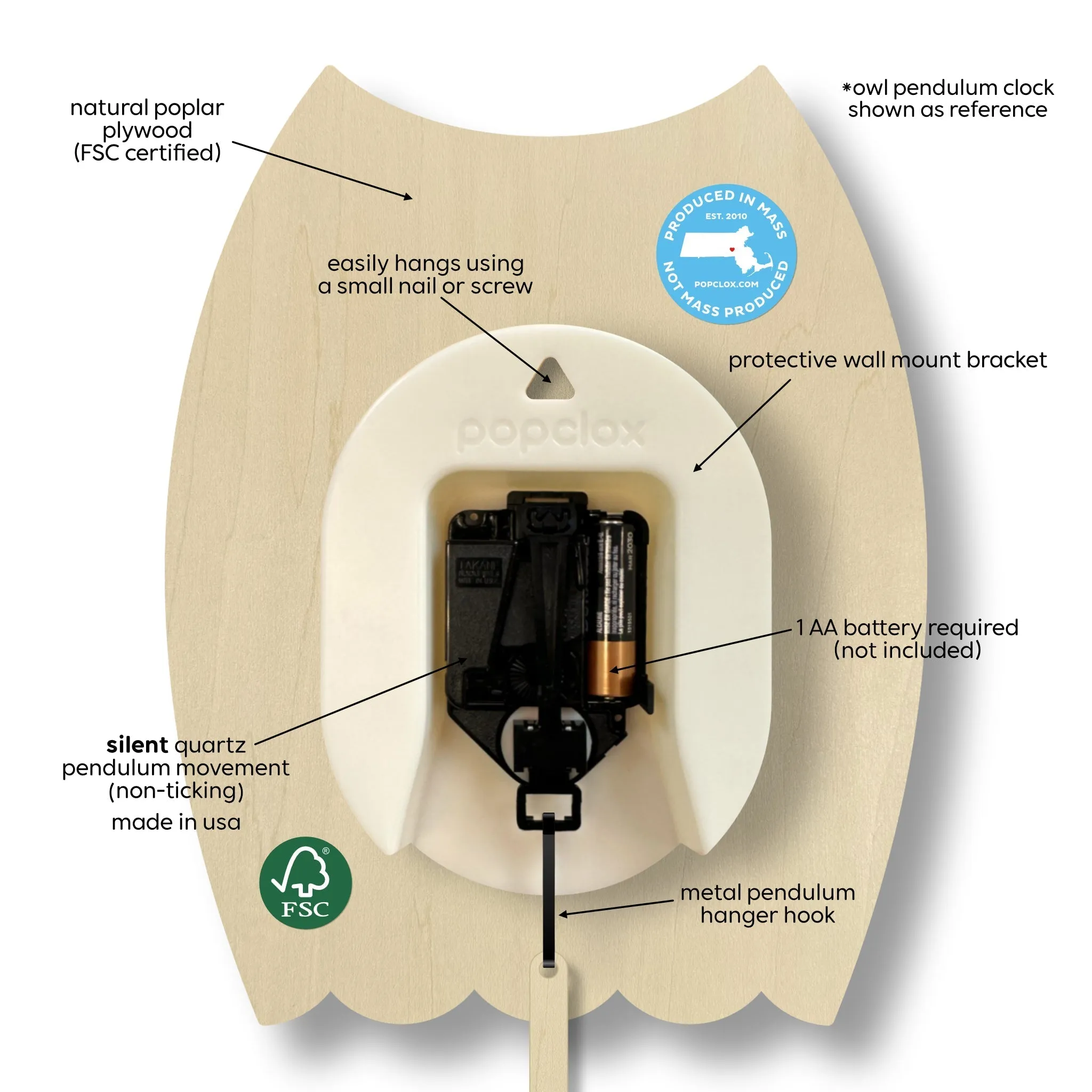 football - pendulum clock