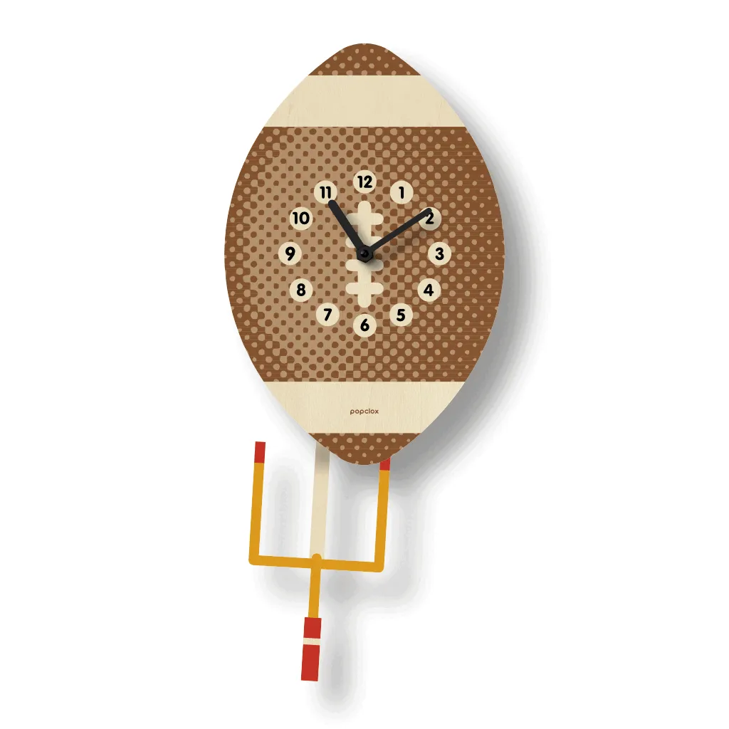 football - pendulum clock