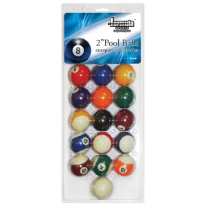 Formula Sports Standard Pool Balls 2inch Blister