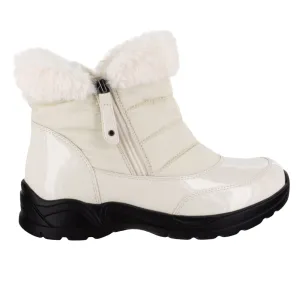 Frosty Zippered Round Toe Boots