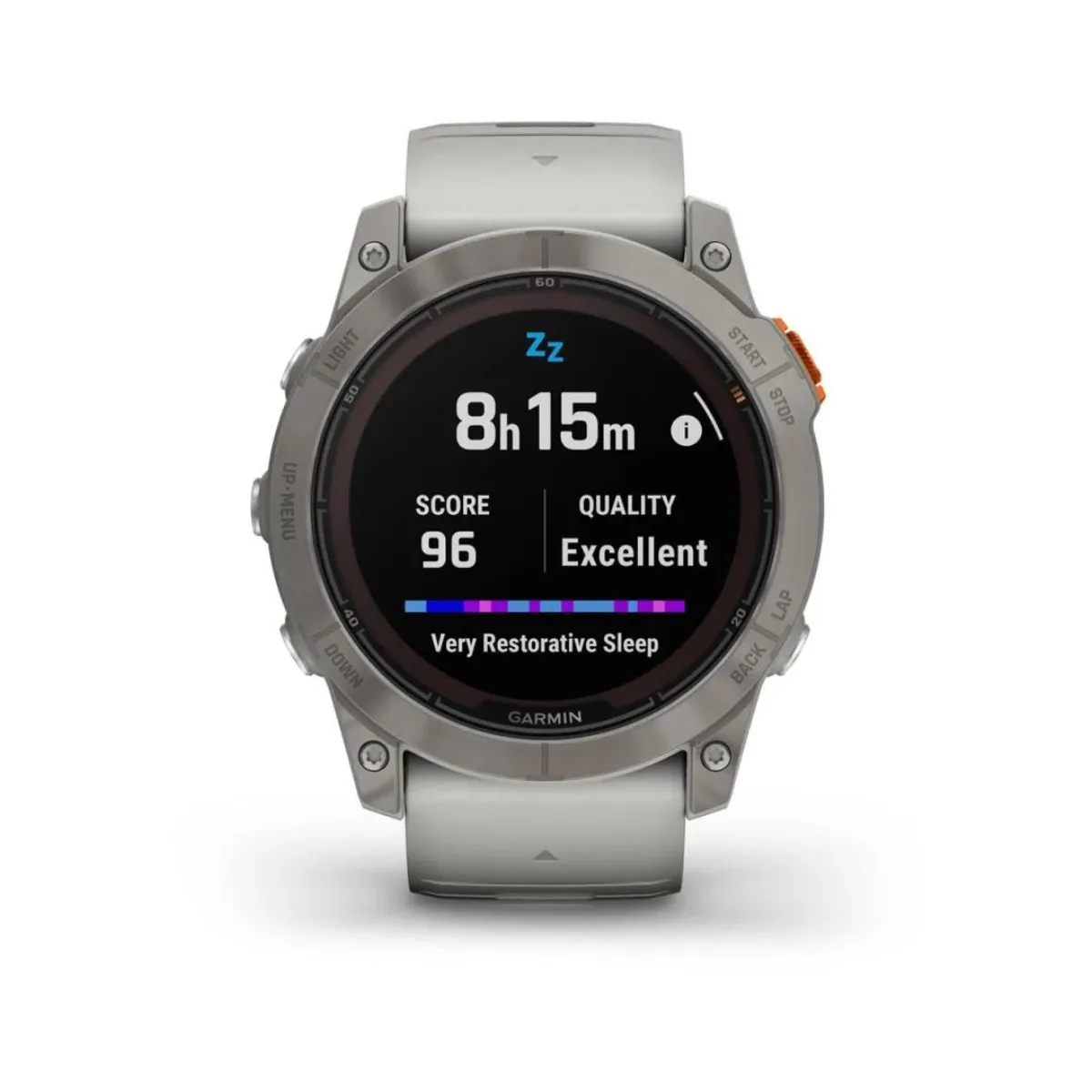 Garmin Fenix 7X Pro Sapphire Solar Edition Titanium Gray Orange Watch