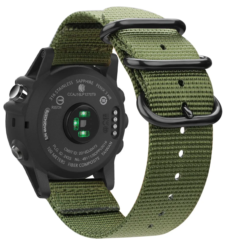 Garmin Fenix 7X/6X/5X Plus Soft Nylon Band| Fintie