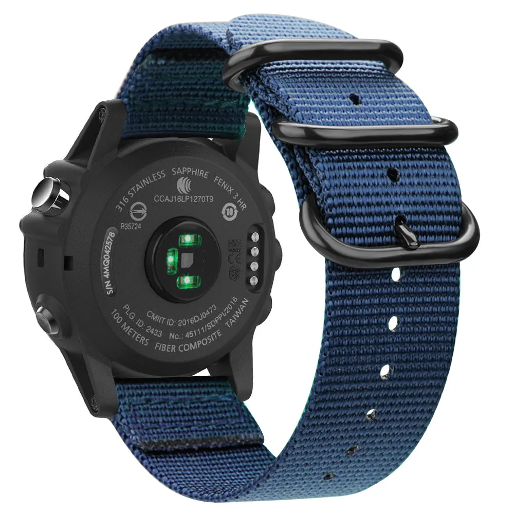 Garmin Fenix 7X/6X/5X Plus Soft Nylon Band| Fintie