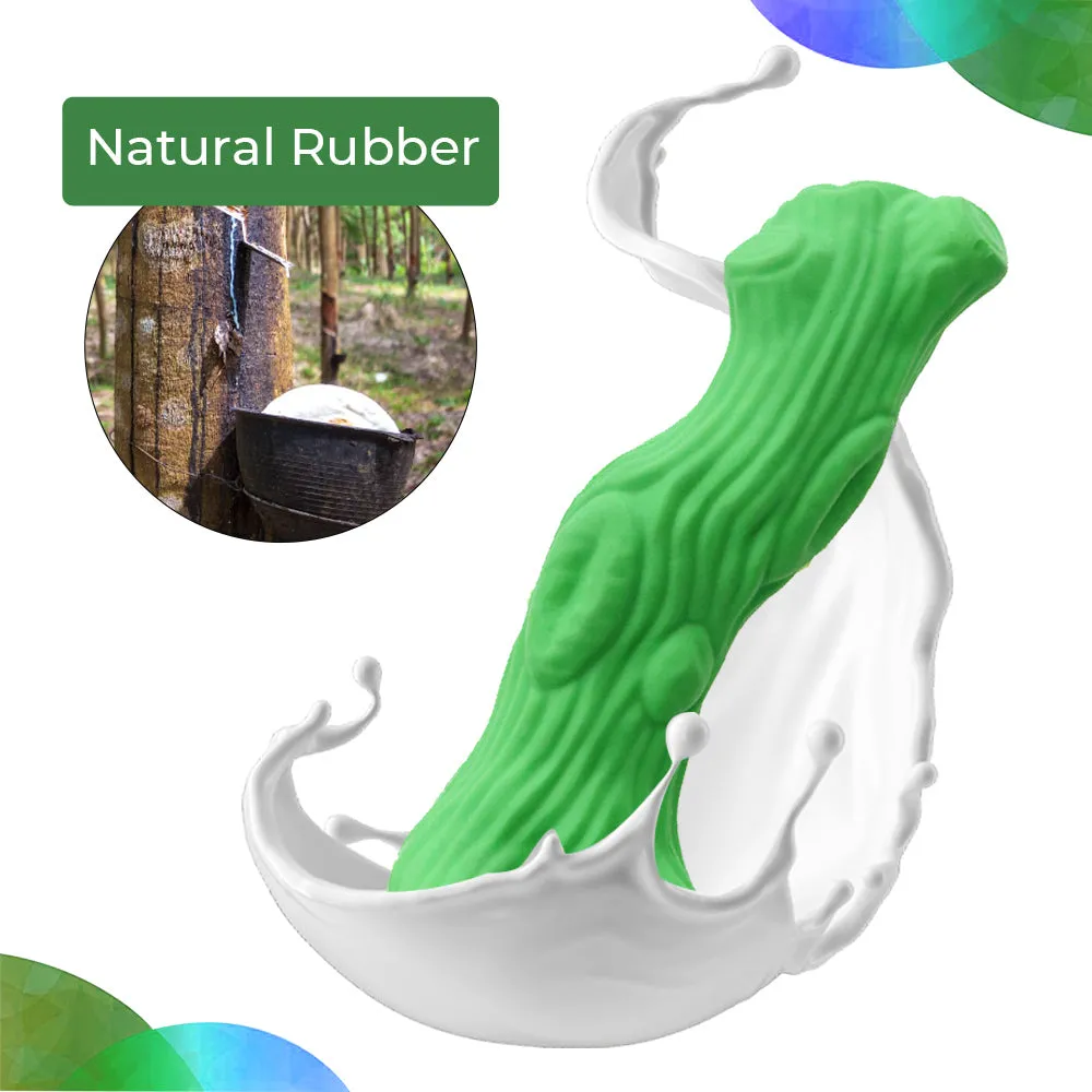 Goofy Tails Natural Rubber Tree Trunk Chew Toys for Dogs  - Medium & Large Dogs