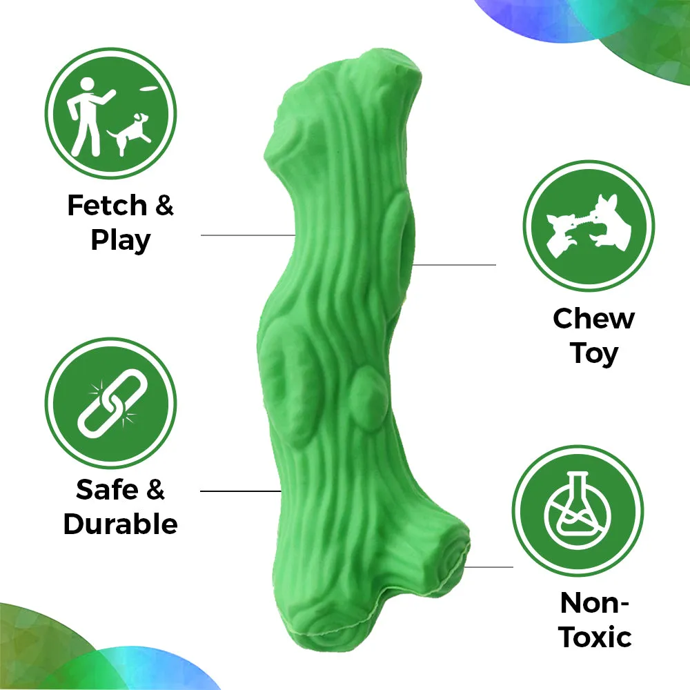 Goofy Tails Natural Rubber Tree Trunk Chew Toys for Dogs  - Medium & Large Dogs