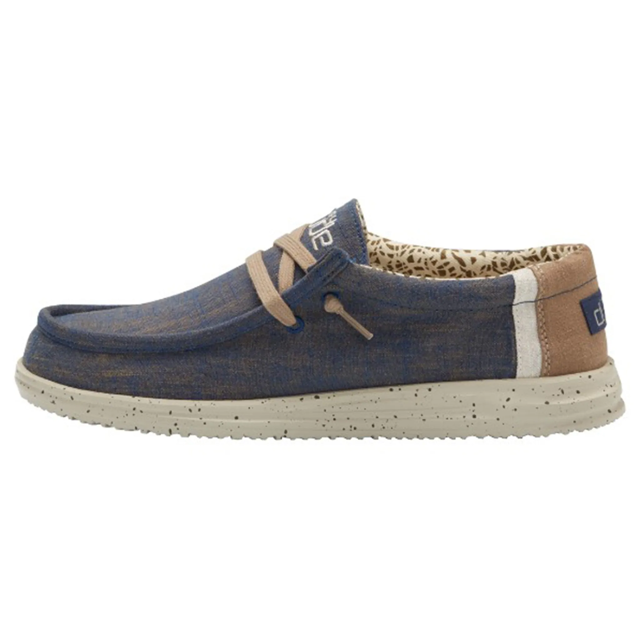 Hey Dude Men's Wally Free Natural Blue Shoes