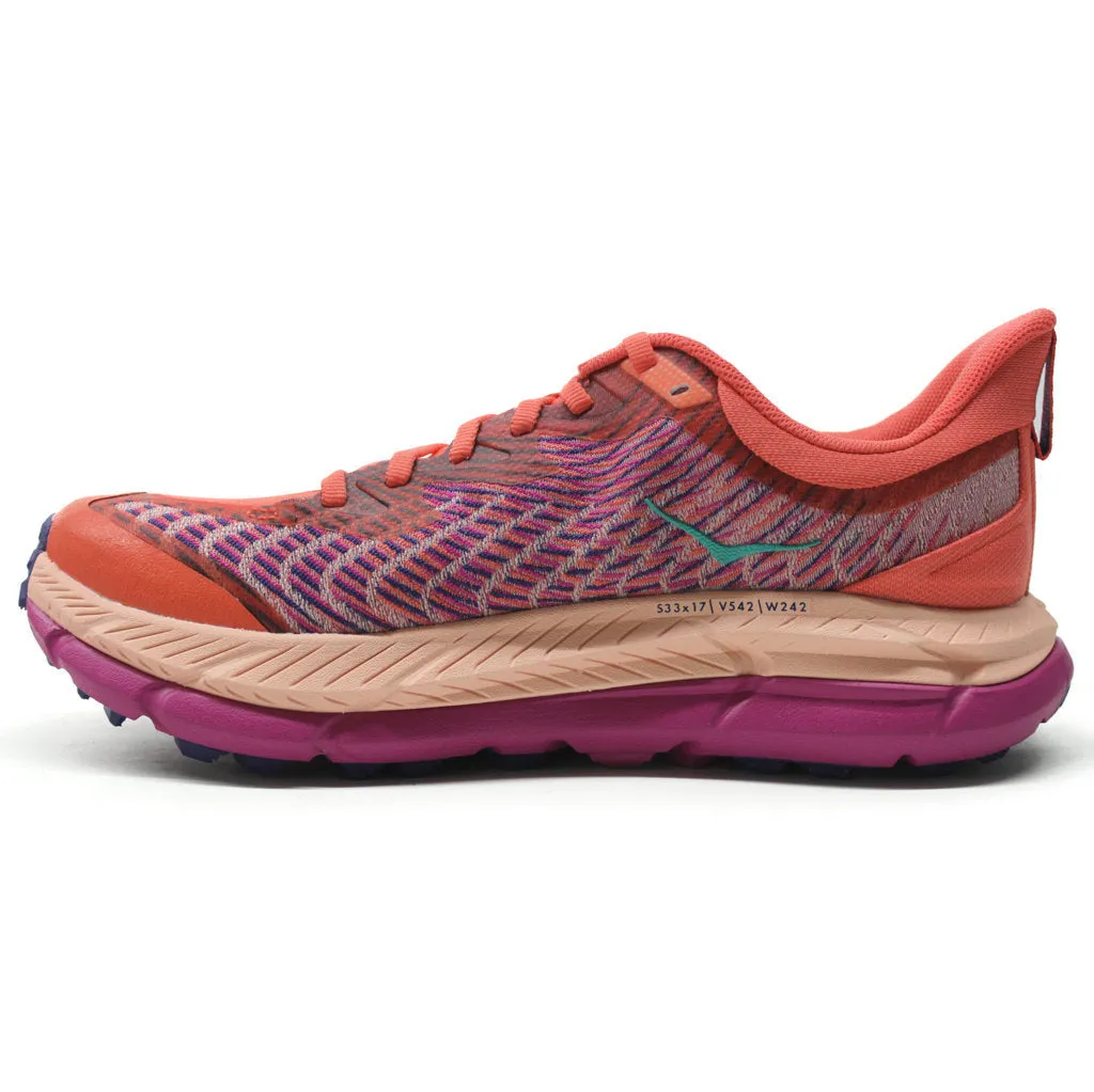 Hoka Womens Trainers Mafate Speed 4 Lace-Up Low-Top Textile Synthetic - UK 5.5