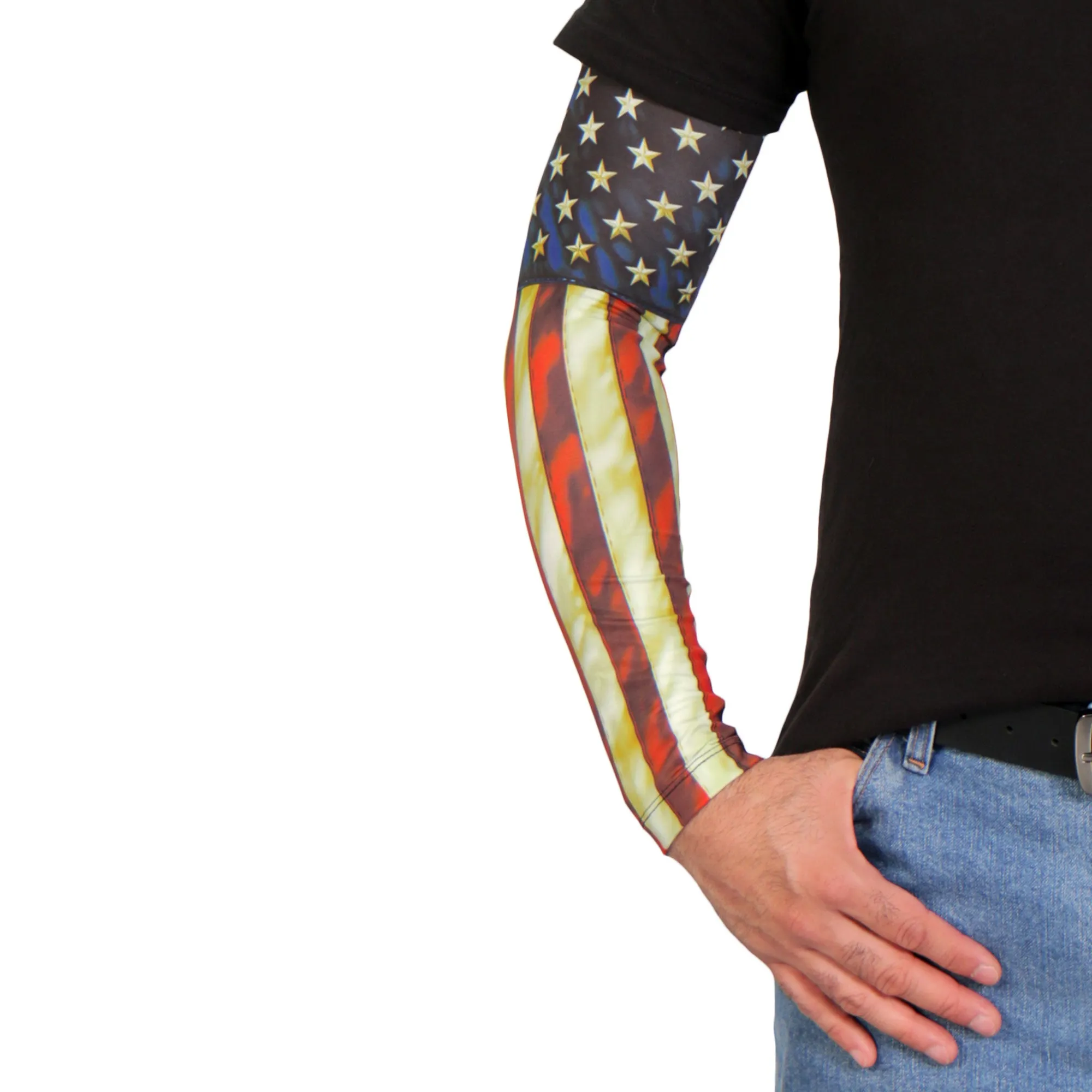 Hot Leathers ARM1015 Vintage Flag Arm Sleeve