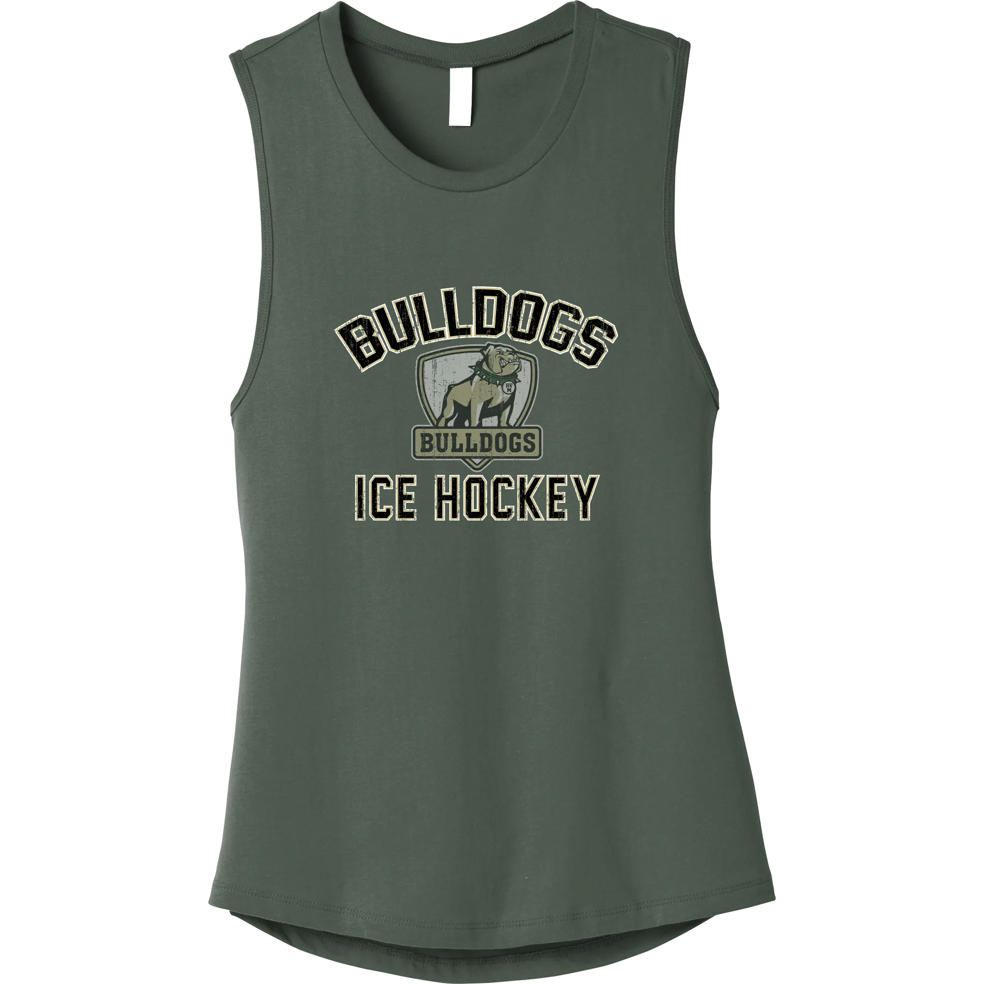 HVM Bulldogs Womens Jersey Muscle Tank