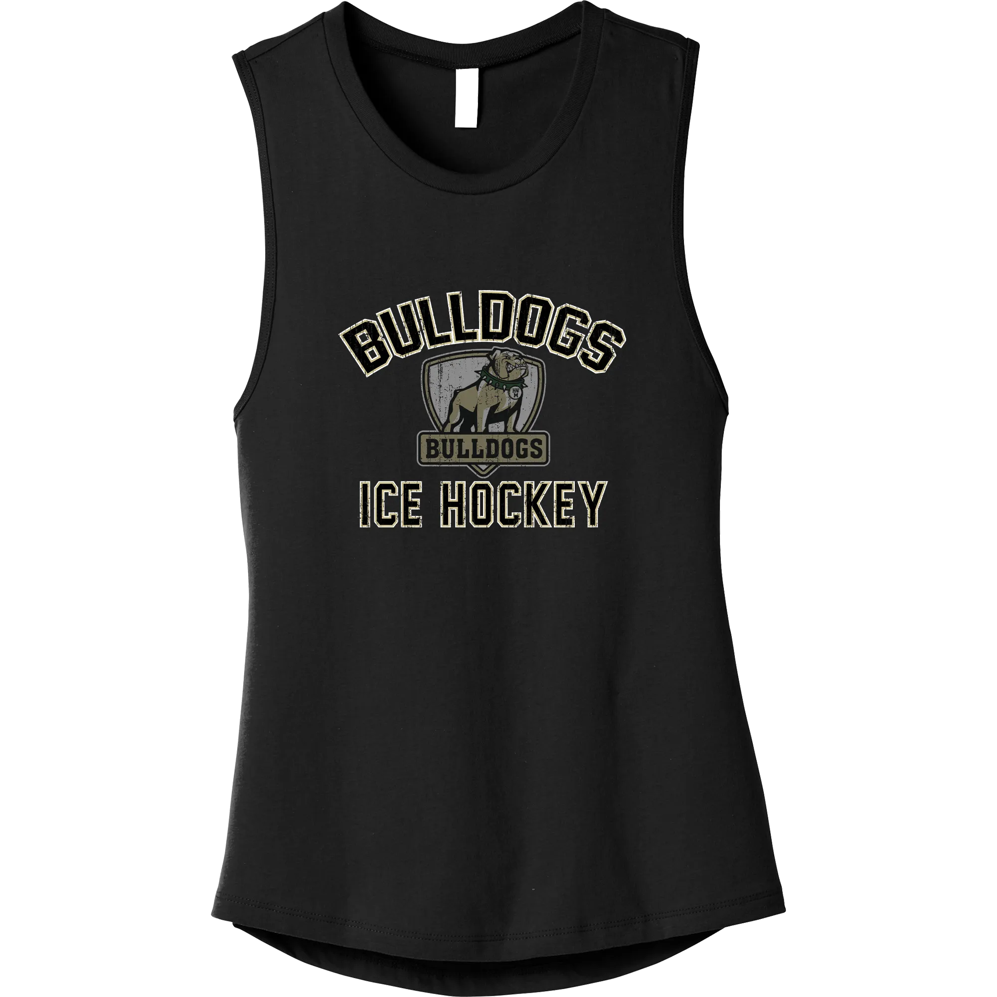 HVM Bulldogs Womens Jersey Muscle Tank