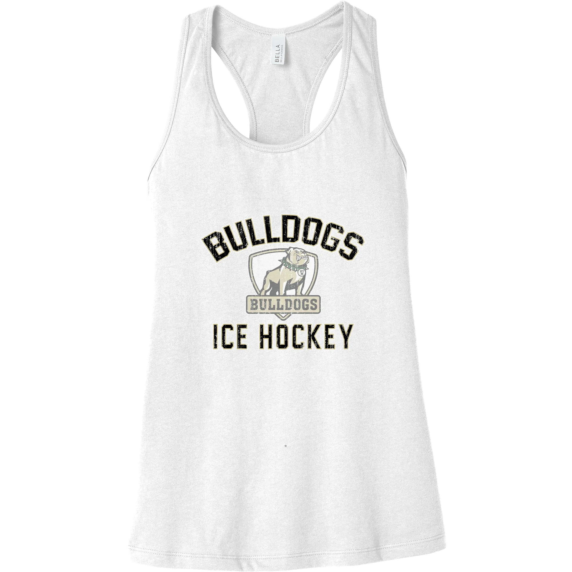 HVM Bulldogs Womens Jersey Racerback Tank