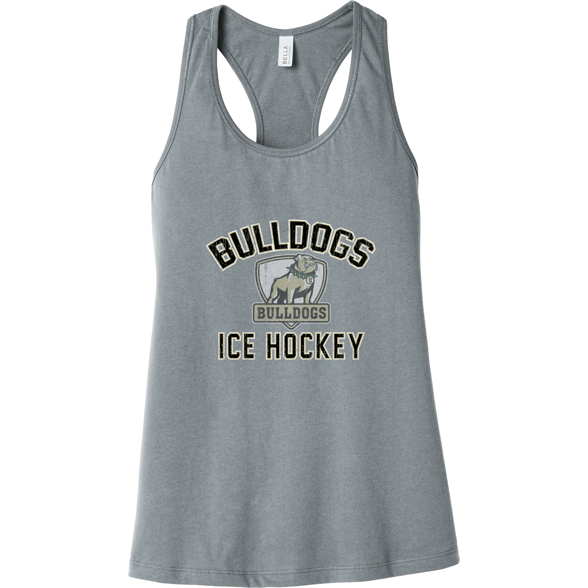 HVM Bulldogs Womens Jersey Racerback Tank