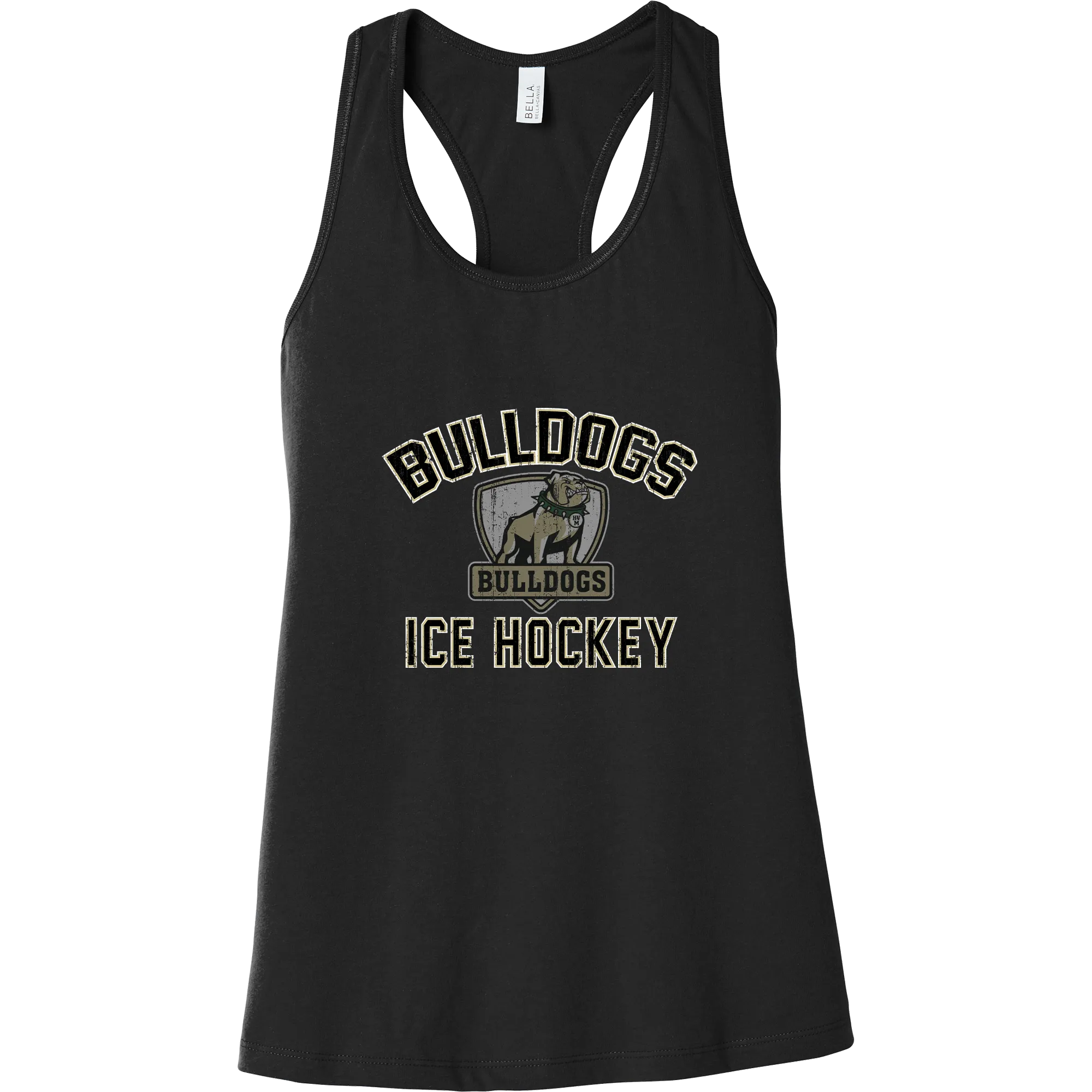 HVM Bulldogs Womens Jersey Racerback Tank