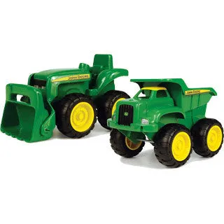 John Deere Sandbox Vehicle 2 pack Truck and Tractor