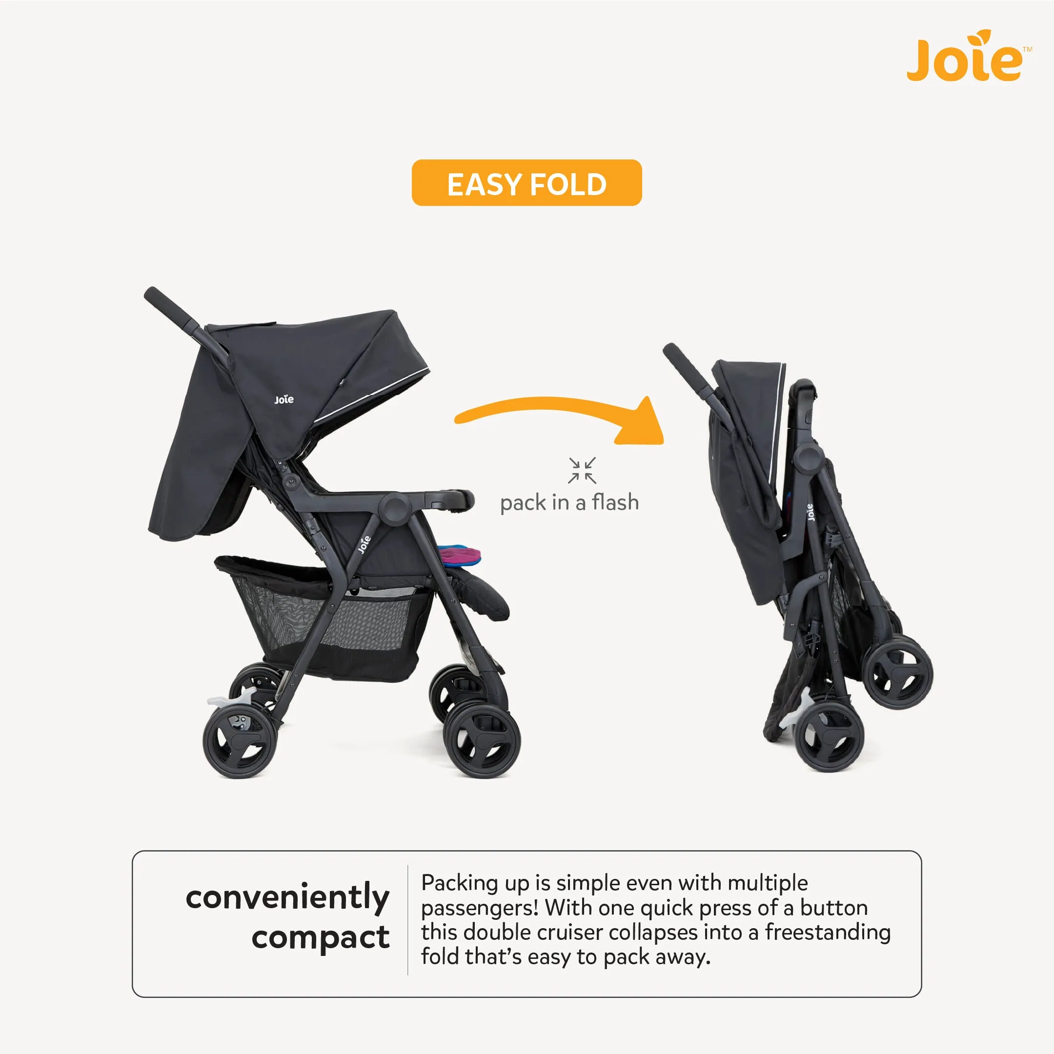 Joie Stroller Aire Twin (Birth to 36 Months)