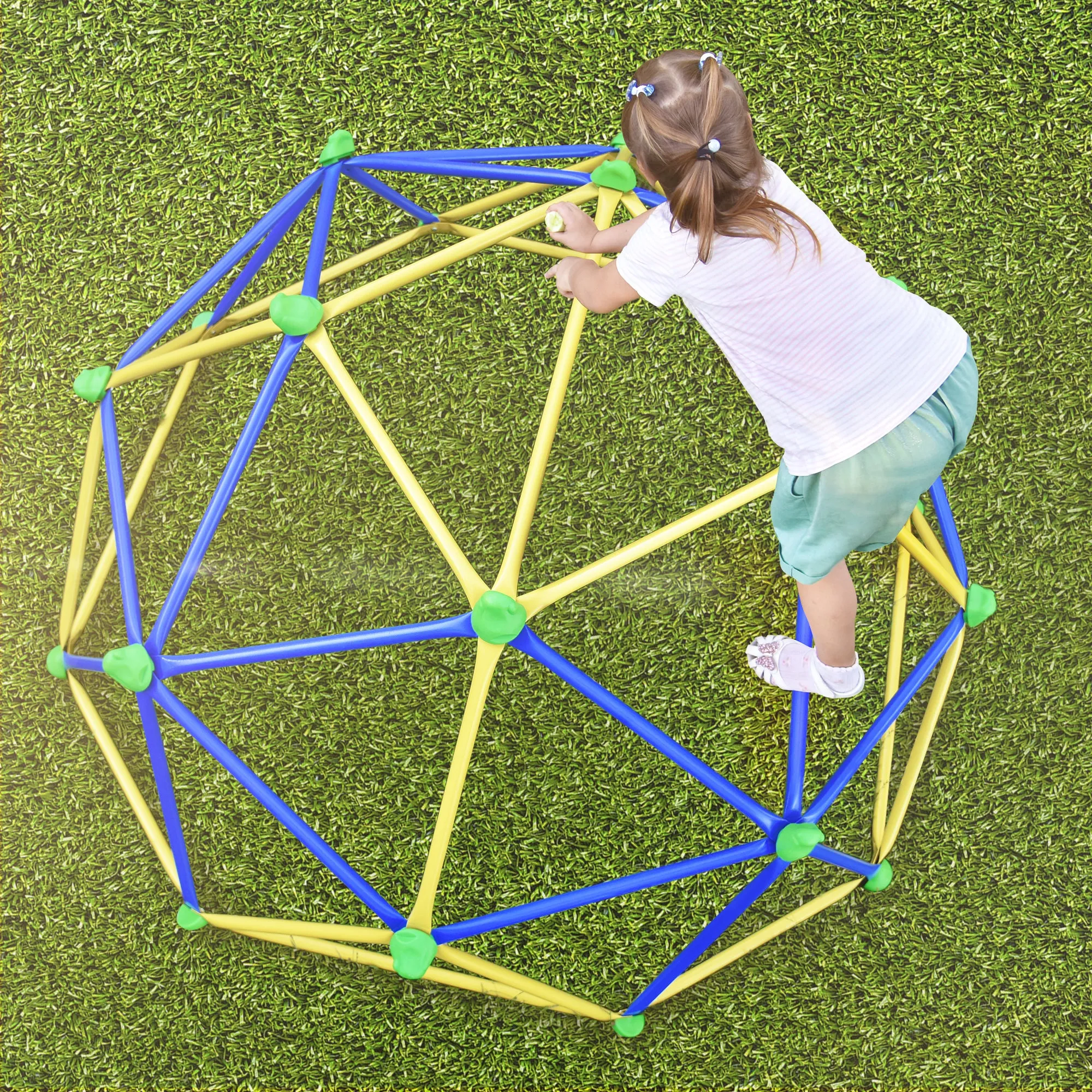 Kids Climbing Dome Jungle Gym - 6 ft Geometric Playground