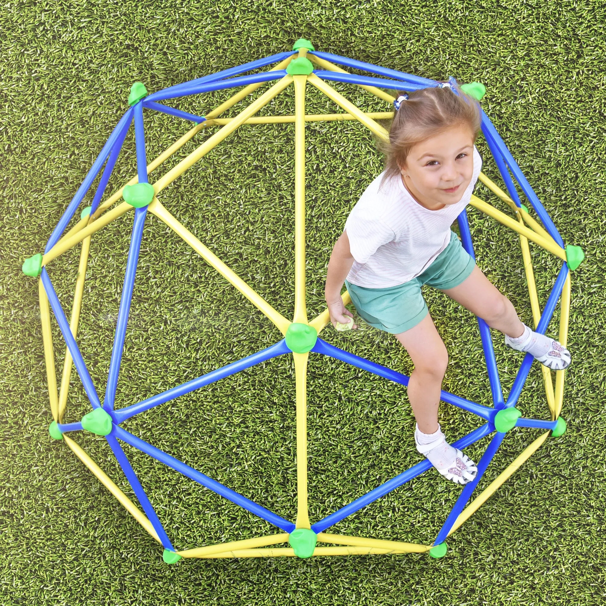 Kids Climbing Dome Jungle Gym - 6 ft Geometric Playground