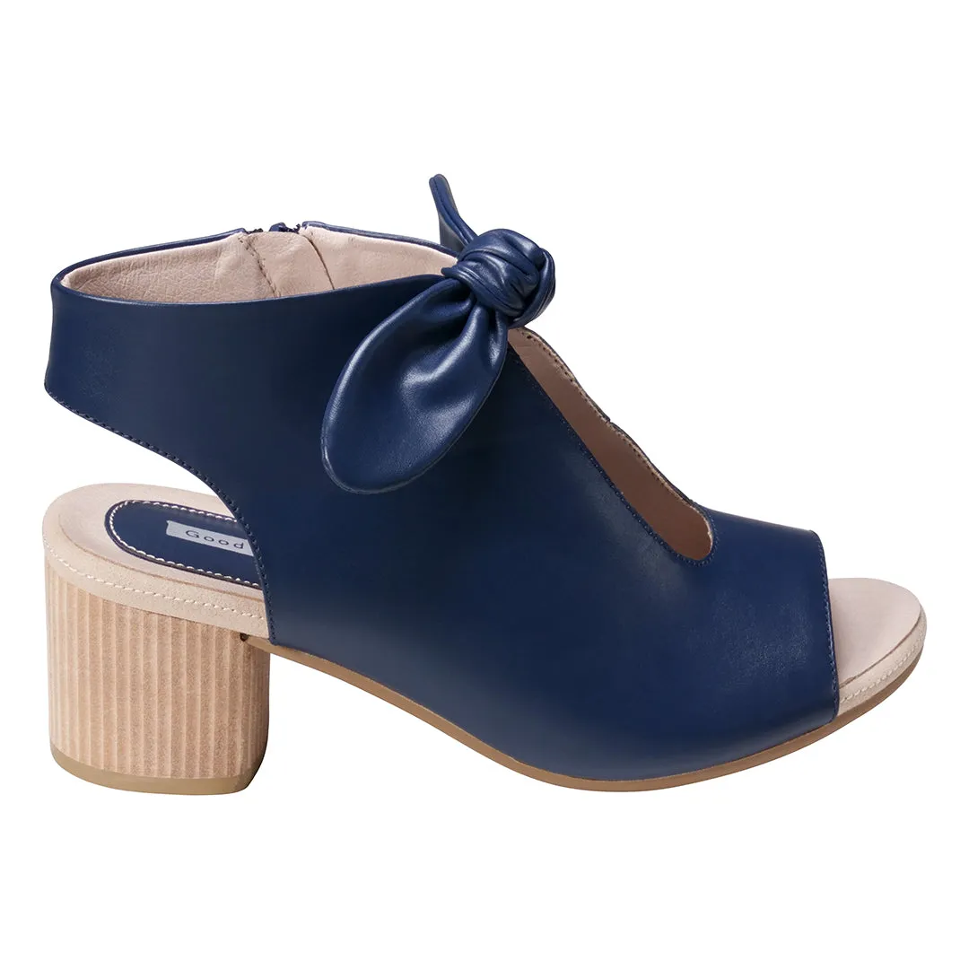 Kimora Navy Heeled Sandals