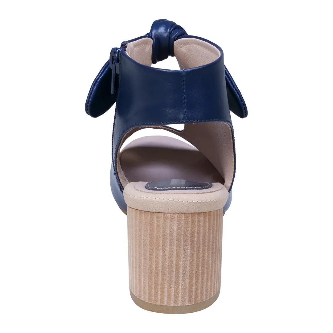 Kimora Navy Heeled Sandals