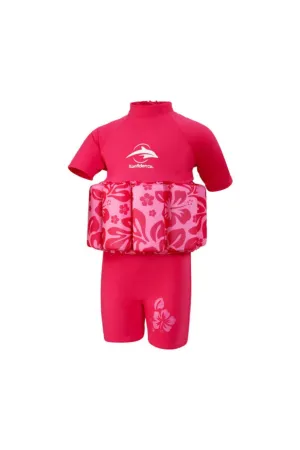 Konfidence Float Suit Pink Hibiscus