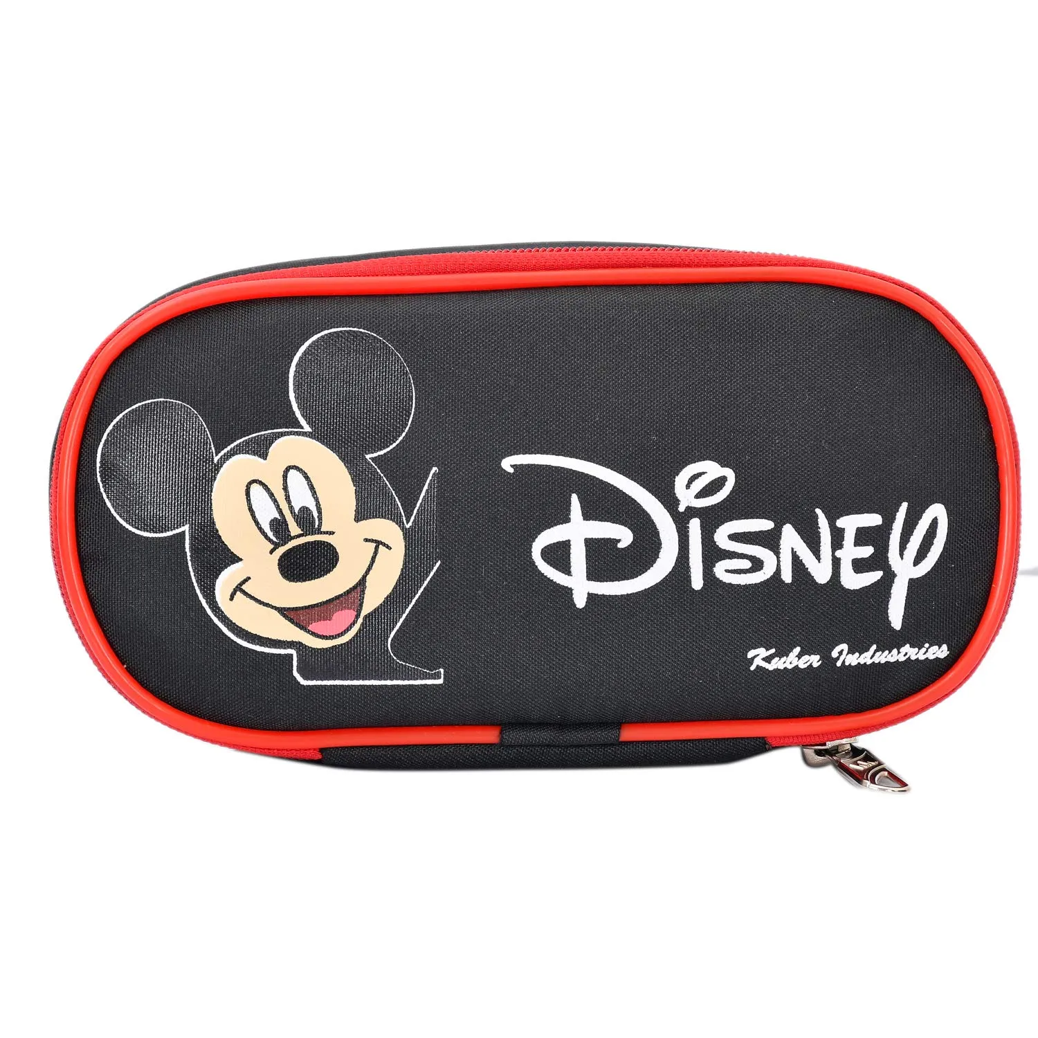 Kuber Industries Rexene Disney Print Travel Lunch/Tiffin/Storage Bag for Office, College & School (Black, Standard)-KUBMART11692,