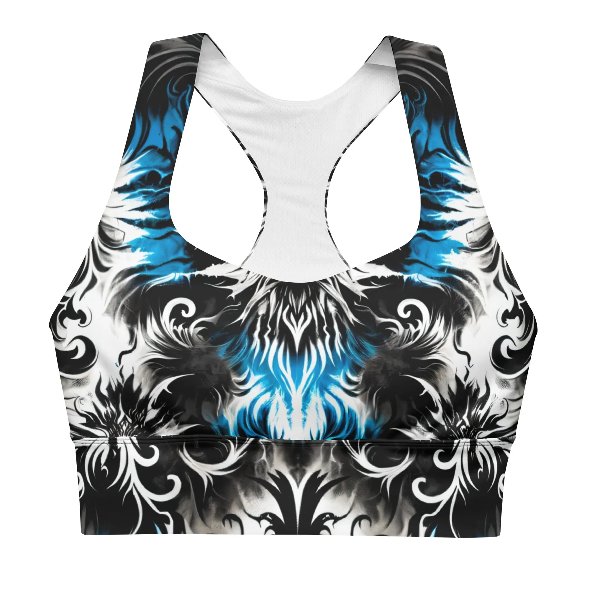 Longline Sports Bra Ghostly Glimmer