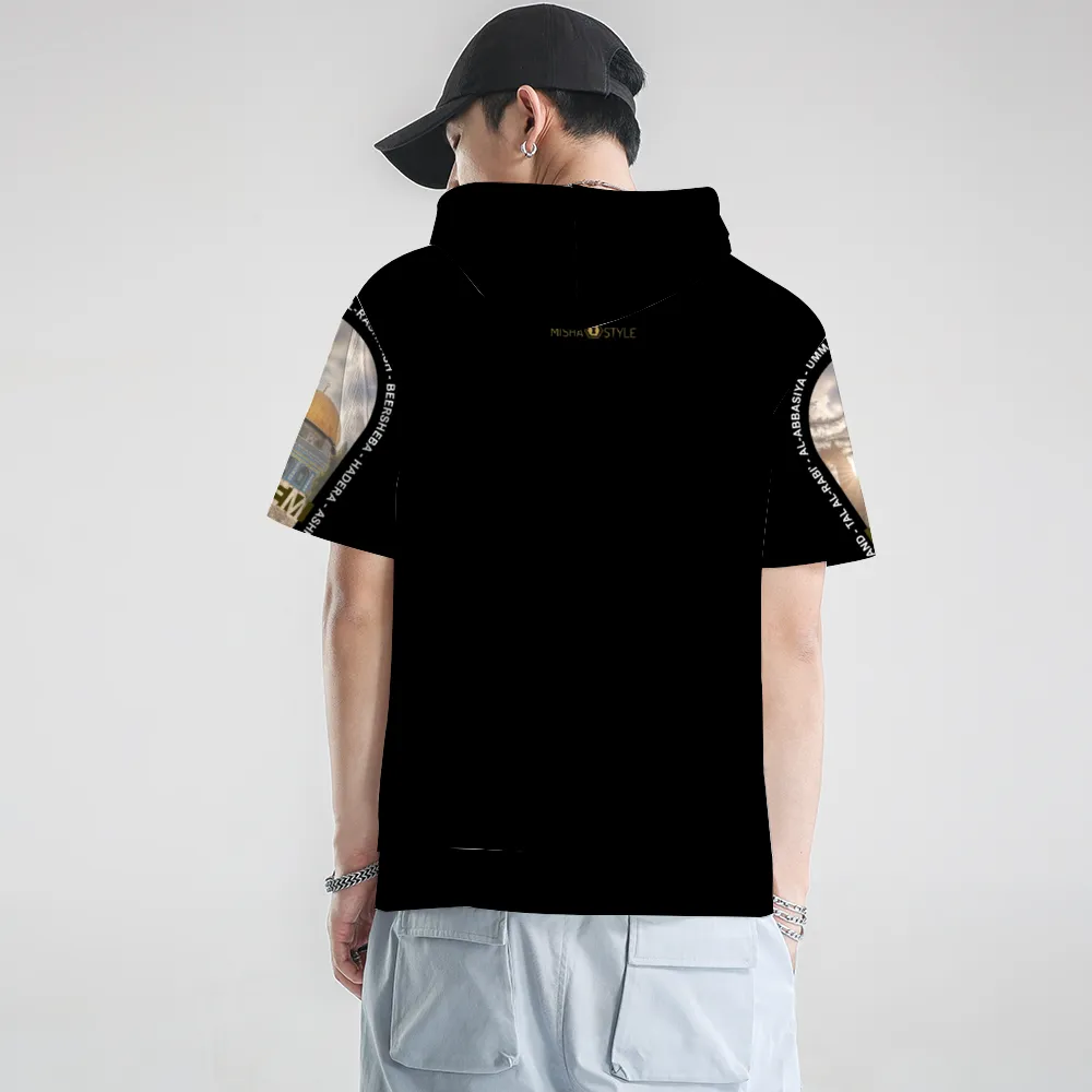 Luxury Breathable Short Sleeve Hoodie