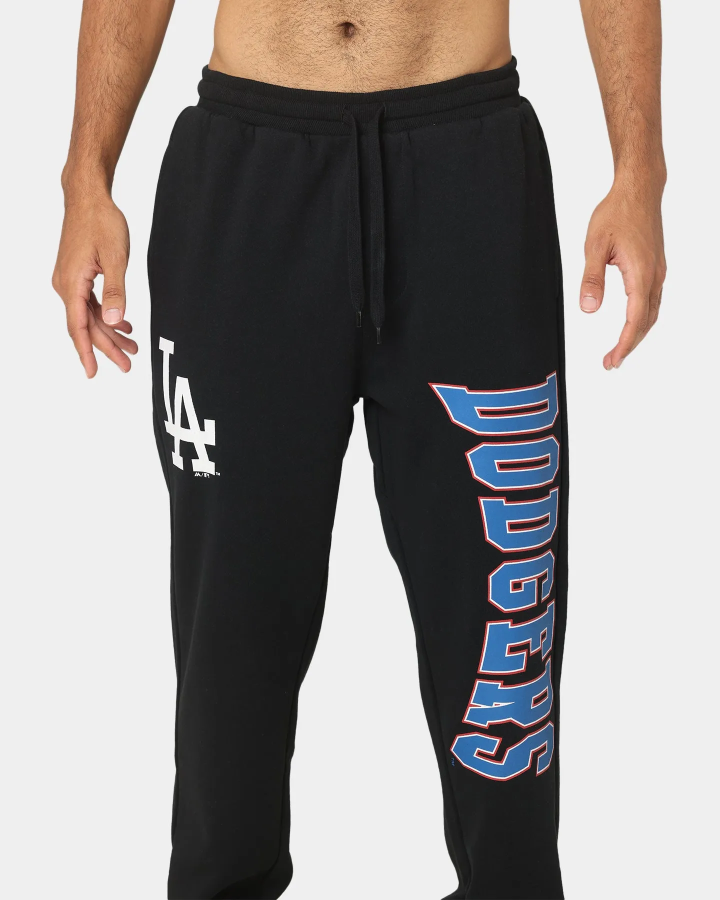 Majestic Athletic Los Angeles Dodgers Vintage Sports Arch Track Pants Faded Black