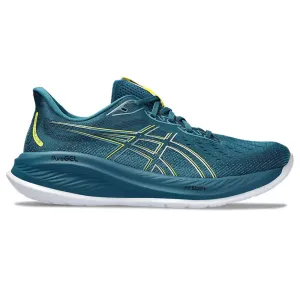 Men's Asics Gel-Cumulus 26, Evening Teal/Bright Yellow, 11.5 4E Extra Wide