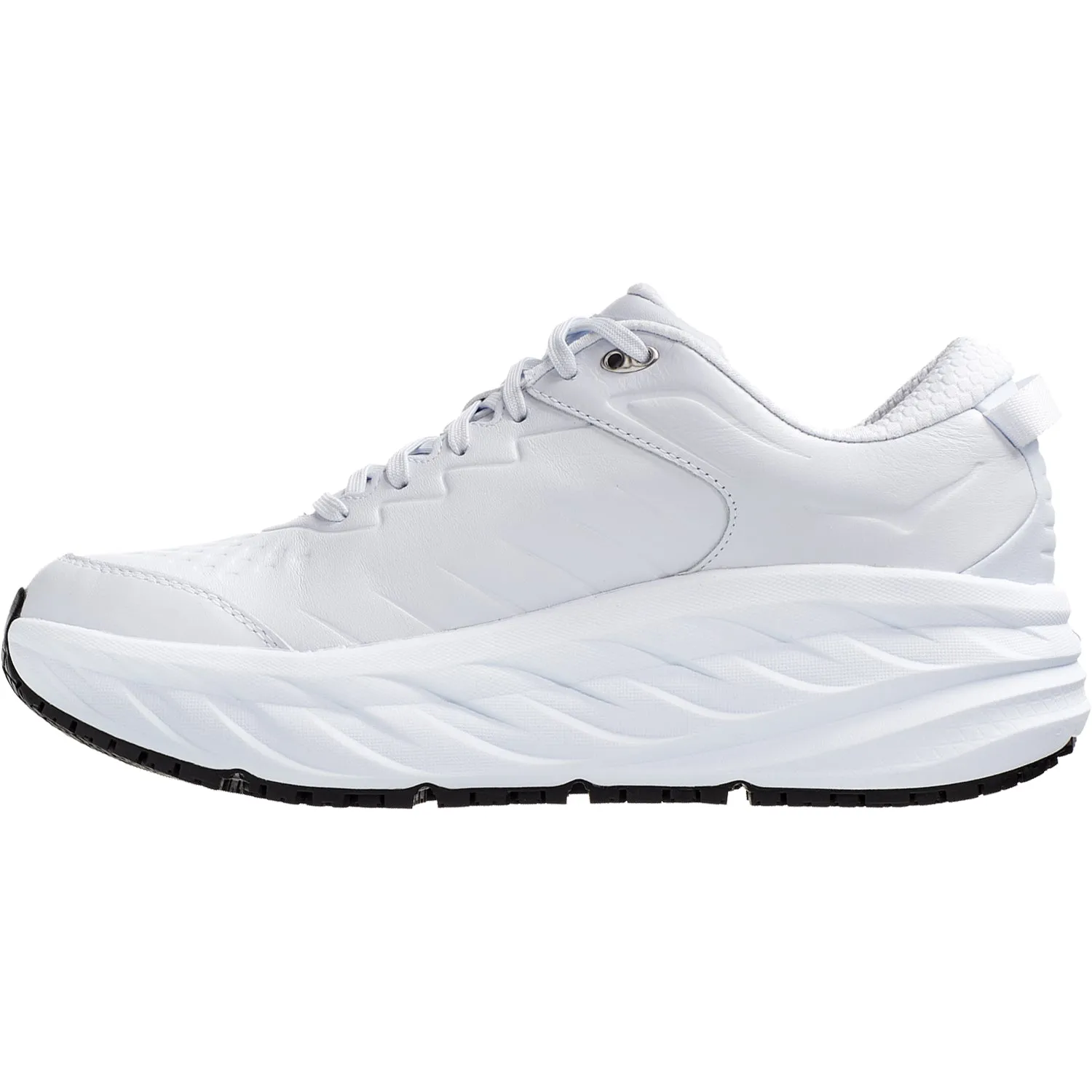 Men's Hoka One One Bondi SR White Leather