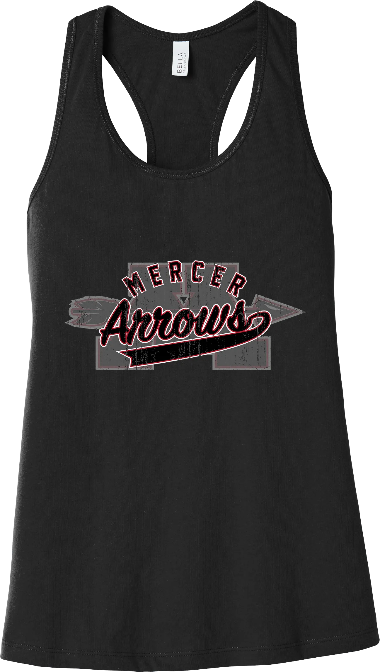 Mercer Arrows Womens Jersey Racerback Tank