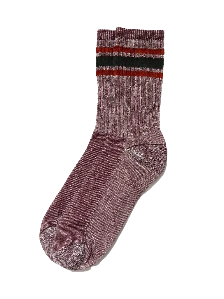 Merino Activity Socks- Maroon