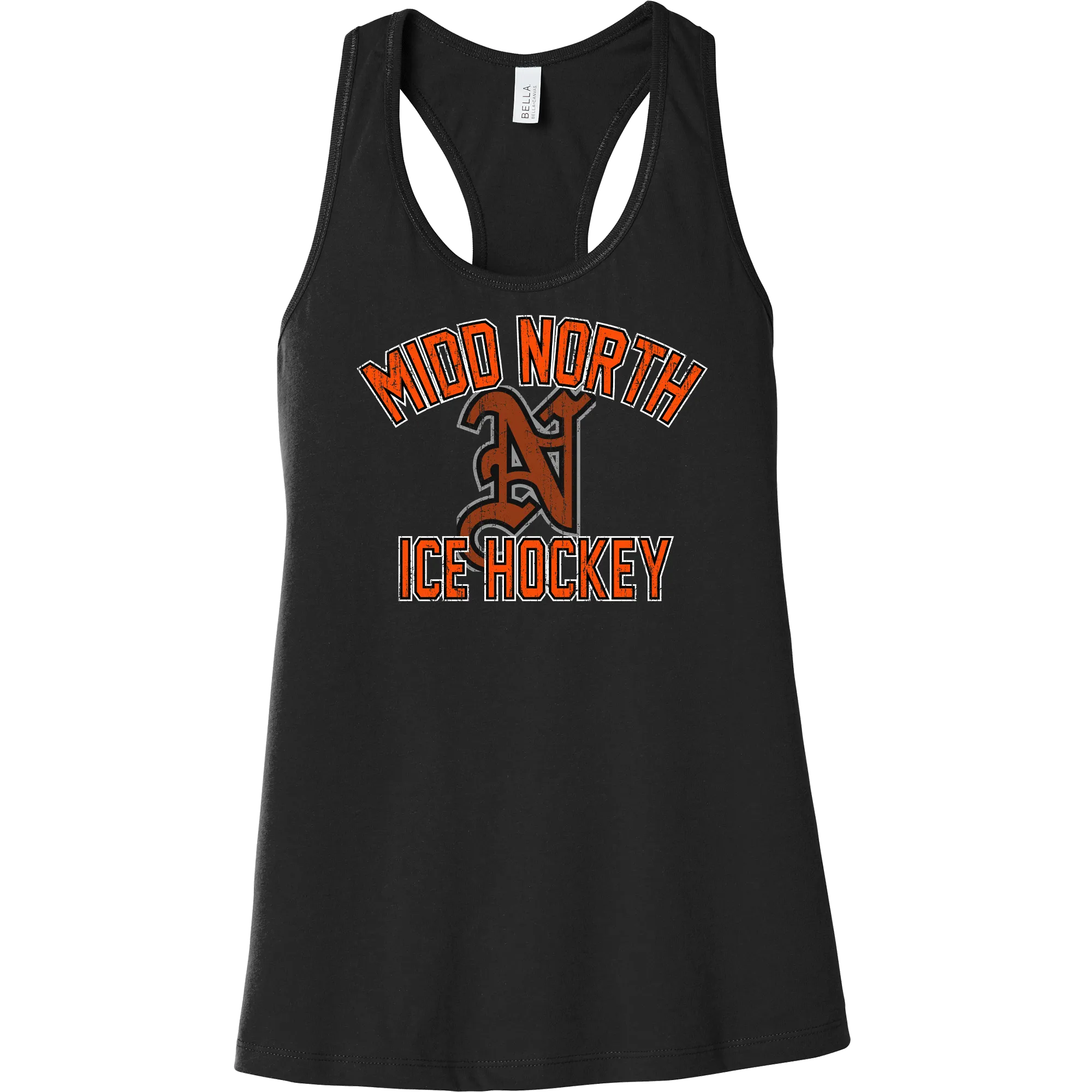 Midd North Hockey Womens Jersey Racerback Tank